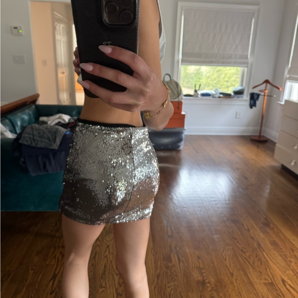 Forever 21 Sequined Mini Skirt - Picture 4 of 6